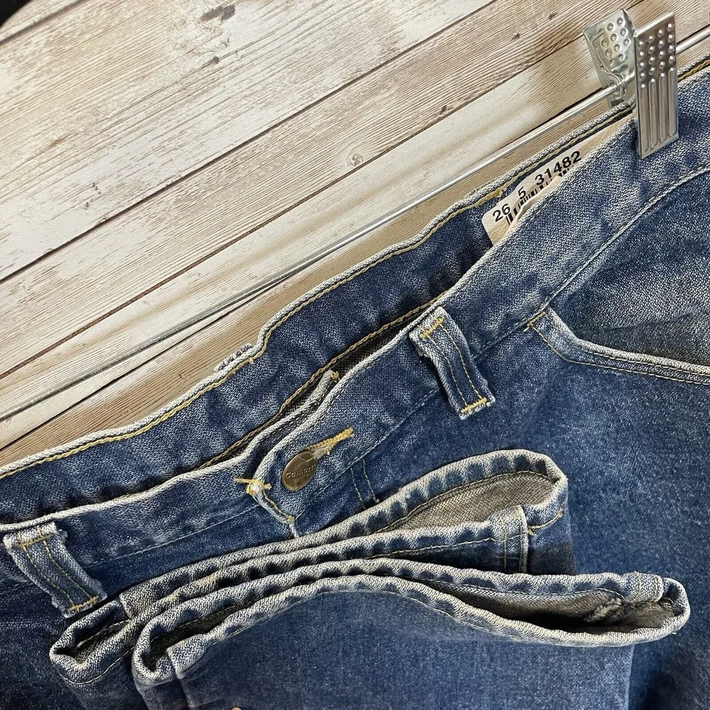 Carhartt FR Mens 38x30 Jeans Blue Denim Flame Resistant Straight Leg Relaxed Fit